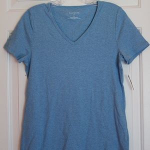 Talbots Blue V-Neck